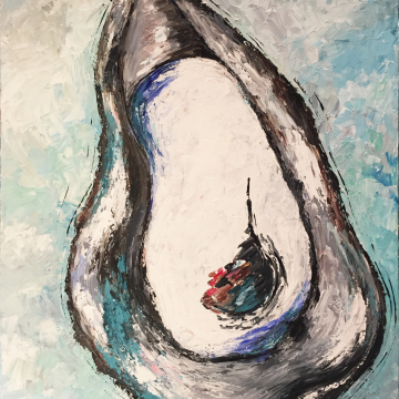 *Original Oyster Knife Painting 24x30